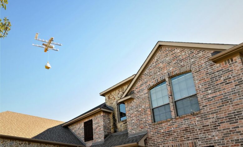 無人機快遞業(yè)務翻倍 谷歌兄弟公司Wing交付量劇增(圖1) 無人機快遞業(yè)務翻倍 谷歌兄弟公司Wing交付量劇增(圖1)